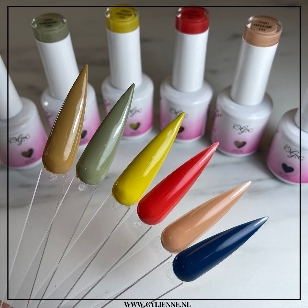 Gellak Bundle 6x 15ml (herfst collectie 2023 nr 123-128)