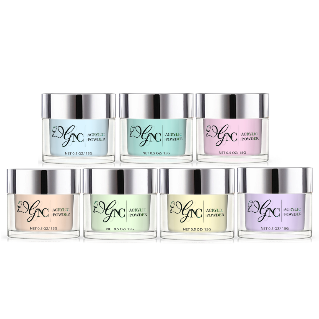 Pastel kleuren hele collectie | acryl poeder