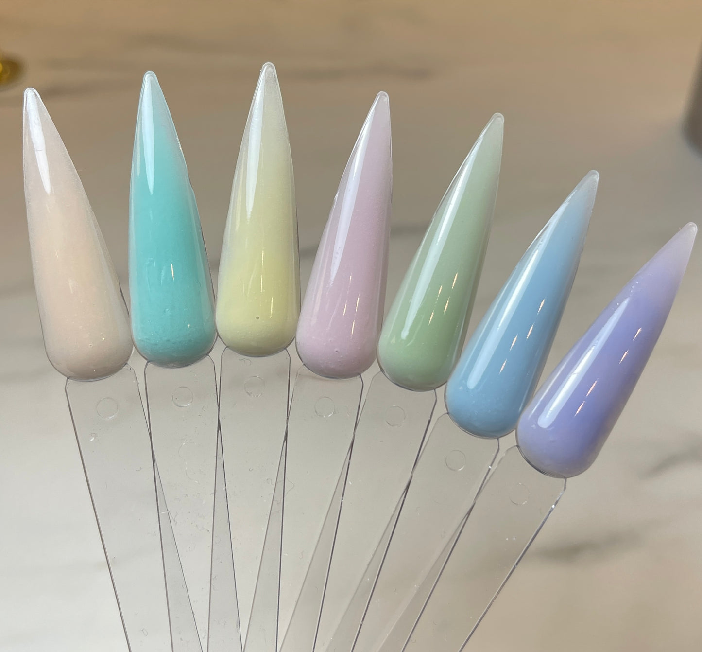 Pastel kleuren hele collectie | acryl poeder