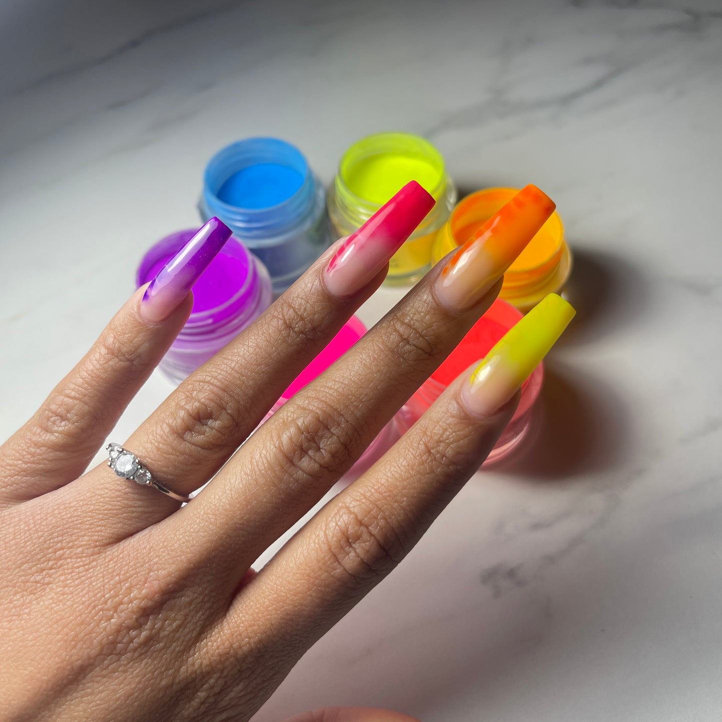 Neon kleuren hele collectie | acryl poeder