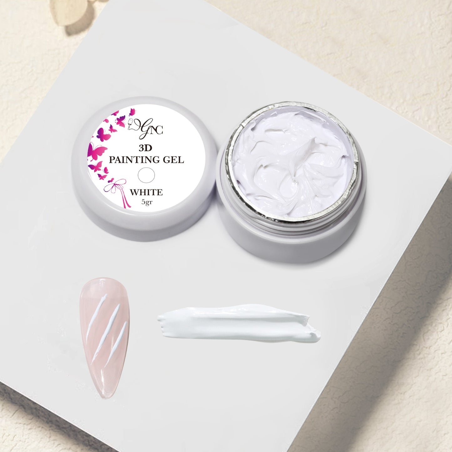 GNC 3D Painting gel White