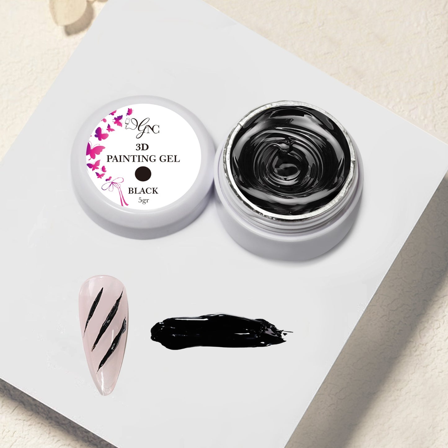 GNC 3D Painting gel Black