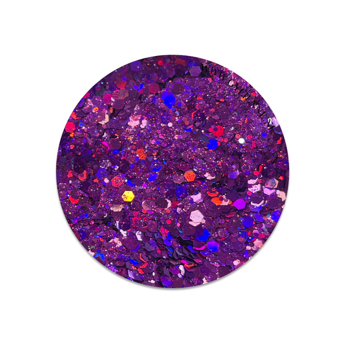 Glitter purple