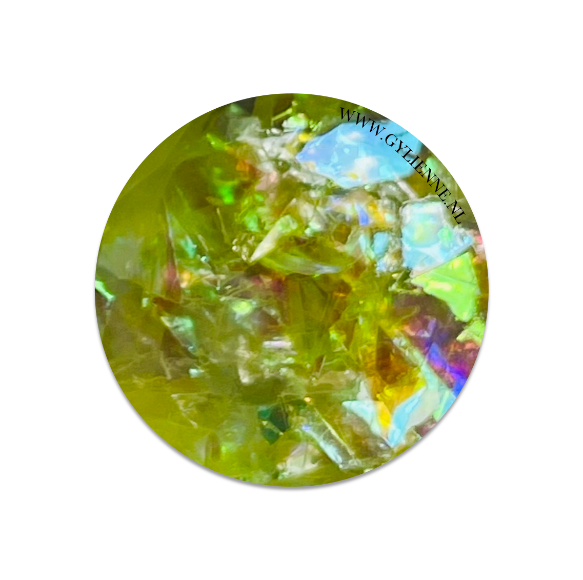 Flakes neon yellow
