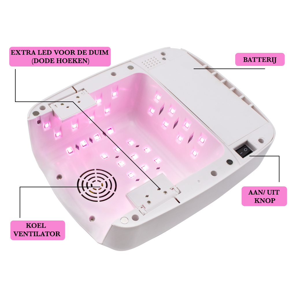 GNC Pro X Pink Led Lamp