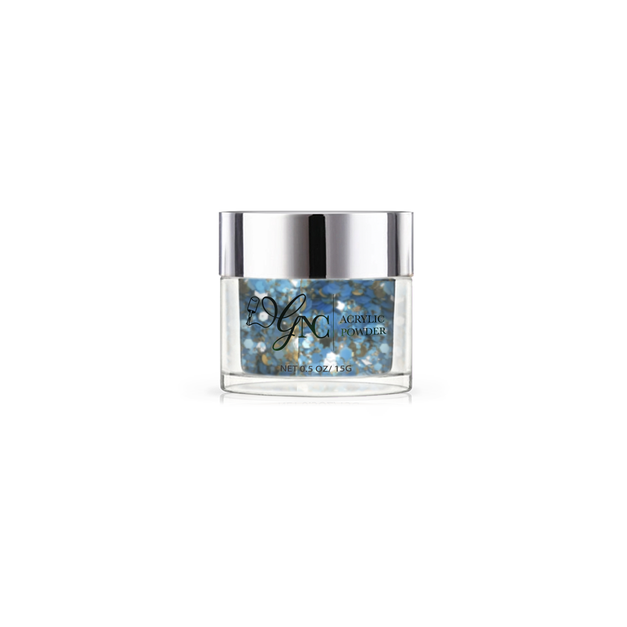 Acryl glitter Party mix blue