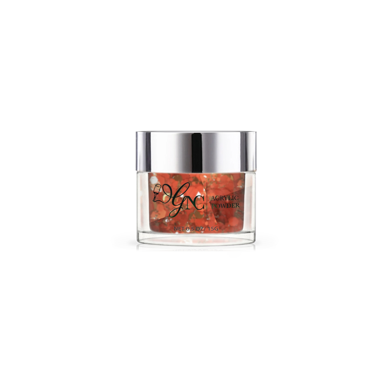 Acryl glitter Party mix orange