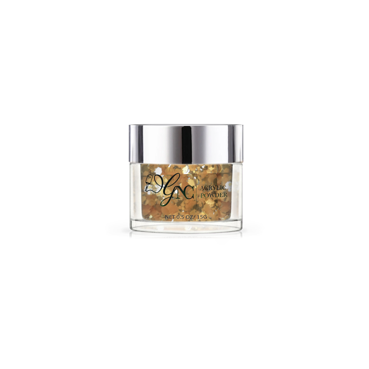 Acryl glitter Party mix yellow