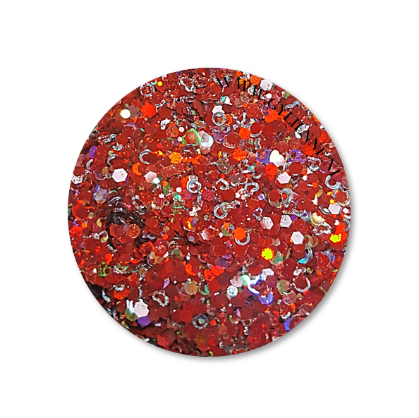 Glitter amber