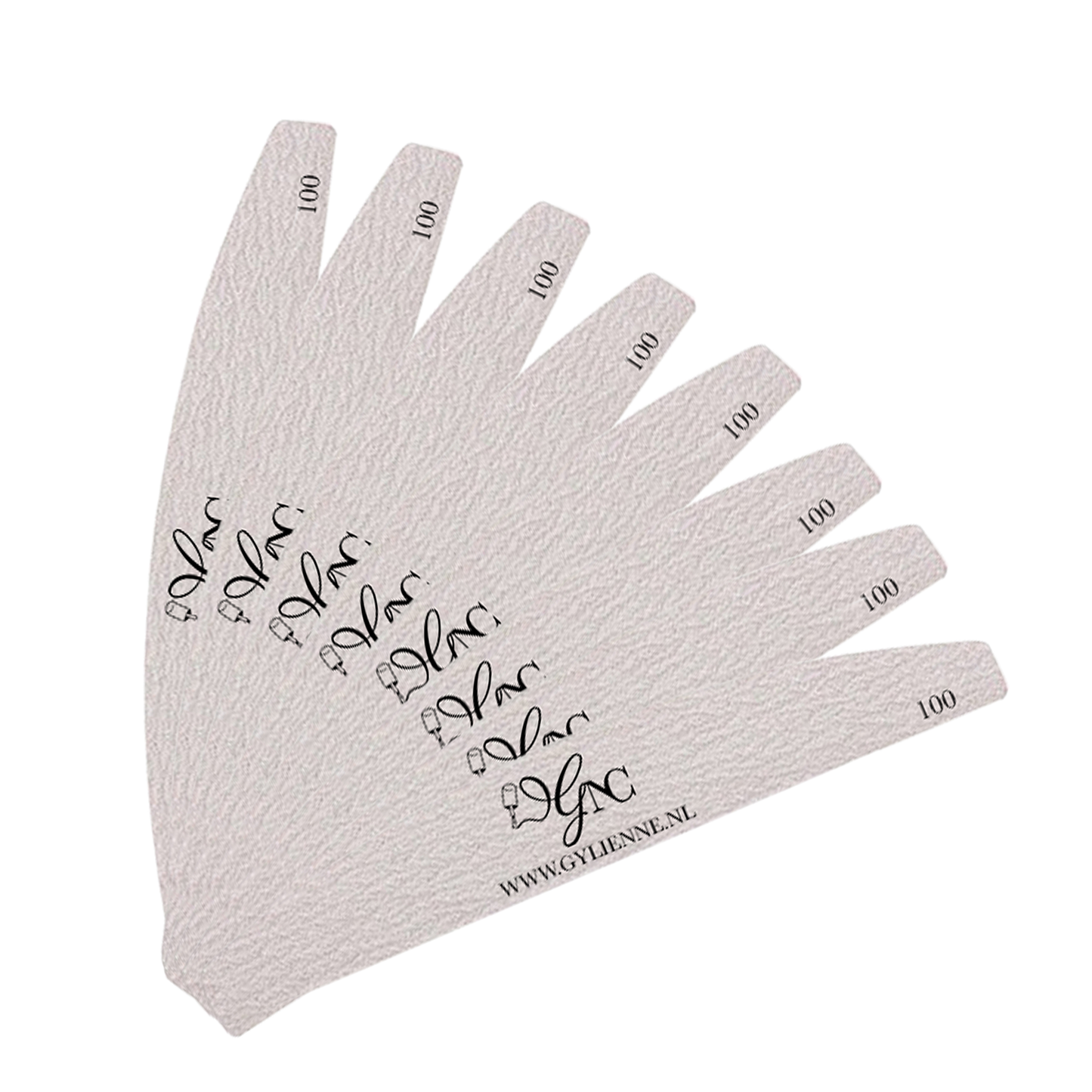 Handvijl 100/ 120 of 150 8 stuks