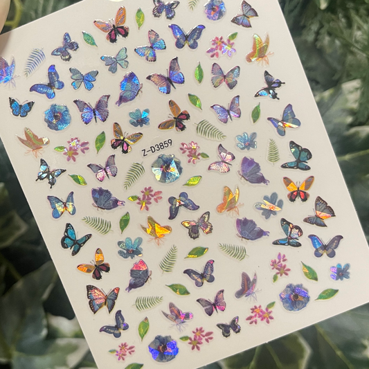 Butterfly sticker A1
